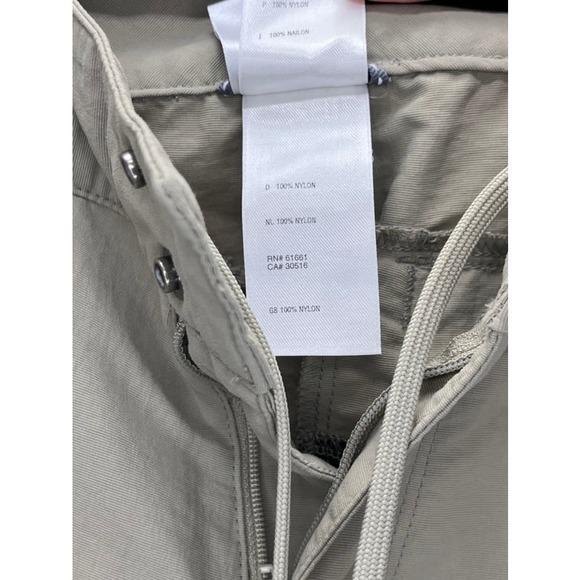 North Face Women 6 Mid Rise Khaki Athletic Casual Cropped Capri Pants - Picture 8 of 10